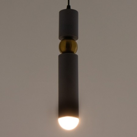 Lamp Bayerlux "Elite" 1he27 40W gray-gold 6x6x130 cm.-3