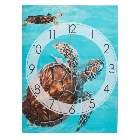 Carty watch wall-mounted "sea turtle", smooth move, 30 x 40 cm-1