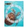 Carty watch wall-mounted "sea turtle", smooth move, 30 x 40 cm