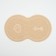 2-in-1 rug for a bowl/animal toilet two circles, 47 x 26 cm, beige