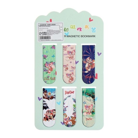 A set of bookmarks for magnetic books 6 pieces, "animals", mix-3