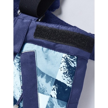 Ski costume for a boy, height 128 cm, dark blue color-13