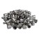 Caps on the tire valve with a key, chrome, metal, 60 pcs., AVC-60-04