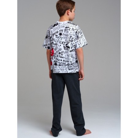 Pajama for the boy PlayTode: T -shirt and trousers, height 158 ​​cm-2