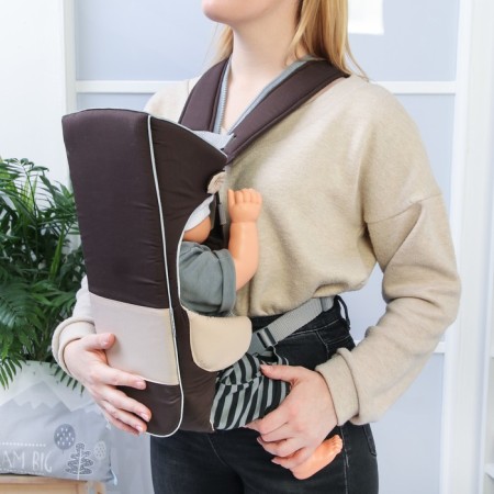 Backpack-Kenguru "Discovery", color chocolate, 5 positions, 2-15 kg-2