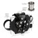 Gift set 4 in 1: Flaw 900 ml, 3 folding glasses of 70 ml, in a case