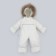 Kinderlitto transformer Kinderlitto "Orsetto", height 68-80 cm, white color