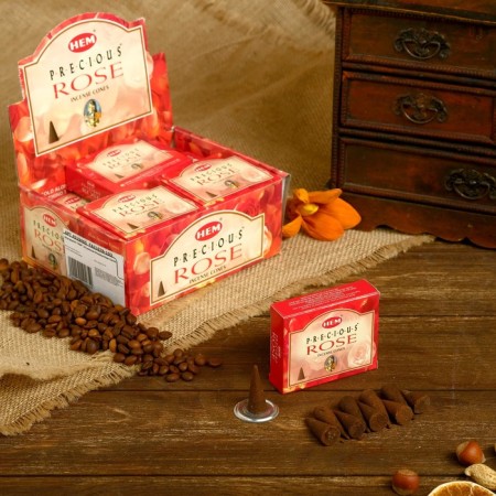 Incense "hem" 10 cones precious rose-1