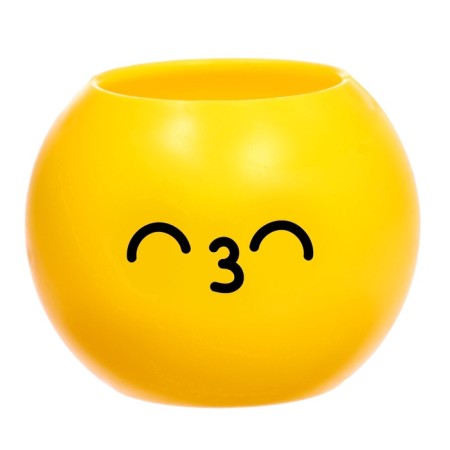 A set for experiments, for children “grow grass”, a plant in a pot - Emoji “Kiss”-6