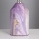 Highlight "Giselle" 1x40W E14 Lilac 20x20x32cm