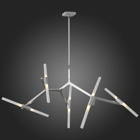 Ceiling Ceiling ST LUCE. SL947.102.10. Laconicita. 10x5 watts, G9, 4000k, 160x40x95 cm, silver color-2