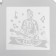 Stencil plastic "rock and roll" set 10 pcs 15x15 cm