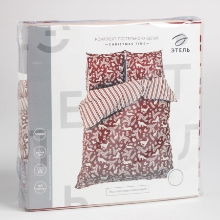 Bed linen Ethel duet Christmas Time 143x215 cm - 2 pcs, 220x240 cm, 70x70 cm -2 pcs-14