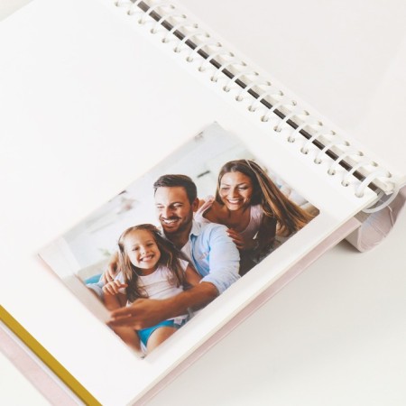 Photo album magnetic 30 sheets 23x28cm "Flower collection14 (1 white rose)"-3