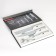 A set of BLADES kitchen supplies, 5 objects: 3 knives, vegetable vegetables, scissors in the kit, white color