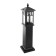 Garden-park lamp Feron PL676, IP44, E27, 60 W, 155x155x600 mm, black color