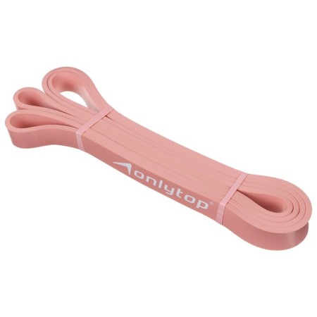 Espander multifunctional tape onlytop, 208x2.2x0.5 cm, 5-22 kg, pink color-2