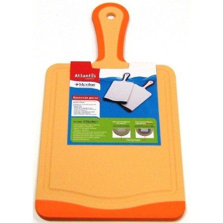 Atlantis Flutto kitchen board, orange color, 35 x 18 cm
