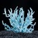 Coral Plastic Small 17 x 6 x 13 cm, blue