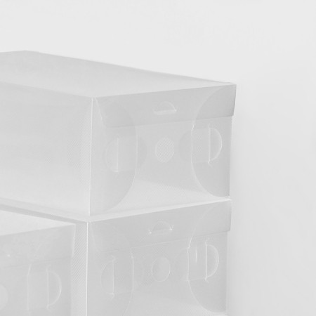 Shoe storage box with Large Size lid, 20 × 33 × 12 cm, 6 pcs-1