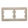 The frame "Glossa" Sche GSL000402, double, horizontal, titanium color