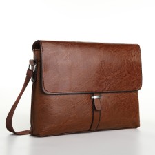 Male bag, brown color