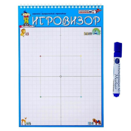 Game graphic simulator "Gamerovizor" with marker and applications