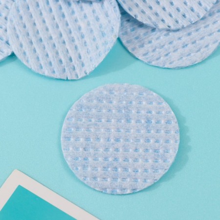 Blue cotton pads 120 pcs in the p/e package-1