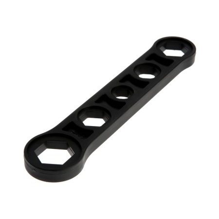 Key for adapters and plugs of heating radiators