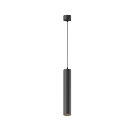 Squirry of suspended Technical P072PL-L12B4K-1, LED, 12W, 5.2x5.2x30 cm, 1000lm, black color