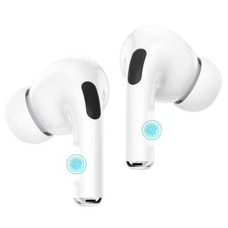 Hoco Ew04, TWS, wireless, vacuum, BT 5.1, 30/400 mAh, white-2