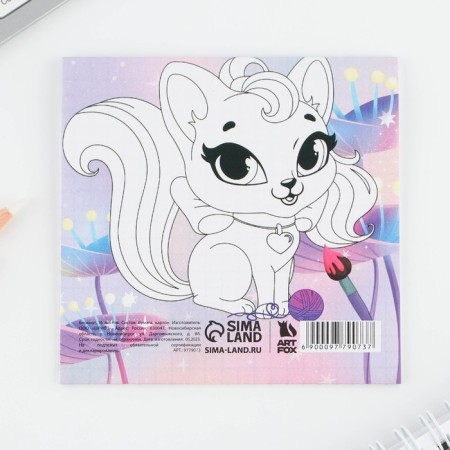 Блокнот 10х10, 16 листов МИКС «Девочки»-6