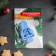 Books Form "Snow Maiden", cutting, stamp, 10.5 × 6 cm, blue color