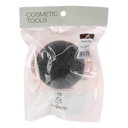Cosmetic sponge (connucky) 100% Charcoal Jelly Cleansing Puff