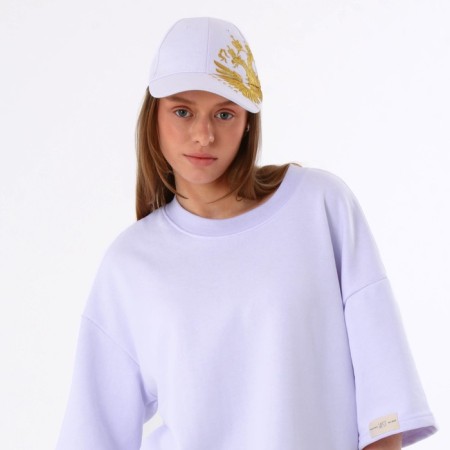 Male cap "Russia", white color, pr56-6