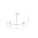 Chandelier 60W, 6he27, 43x68 cm, brass