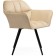 STULL OF A METAL CARKASAS Metal/velor, black/beige 63x59x80 cm