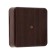 Single box for the cable channel Ural Pak, 75x75x20, IP40, Dark Tree, KR-513180075-