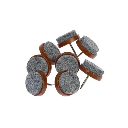 Furniture round tundra, d = 20 mm, 8 pcs., Brown color