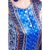 Female blouse, size 44, blue color