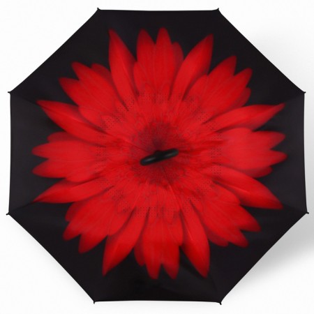 Umbrella - on the contrary, "flowers", mechanical, 8 spokes, r = 53 cm, color mix-3