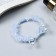 Hair elastic band "Militsa" Gang beads, 5 cm, mix