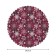 The tablecloth “Bright snowflakes”, round, Saten, d = 150 cm