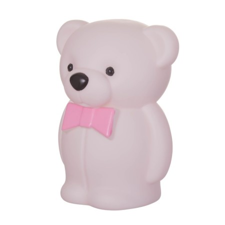 Nightmare "Bear with a bow" LED from batteries 3haaa white 9.5x13x17.5 cm Risalux-9