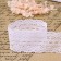 Knitted lace, 55 mm × 10 ± 1 m, white color