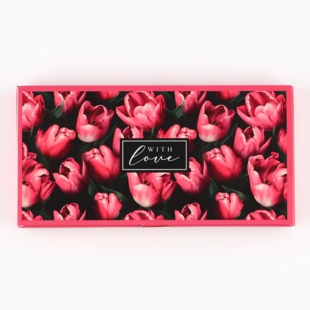Box Gift team "Tulips", 20 x 2 x 10 cm-1