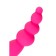 Anal plug A-Toys by Toyfa Hild, silicone, pink color, 11 cm