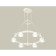 Ambrella Light Acrylic lamp, XR92031201, GX53 LED 12 W, white sand, white matte