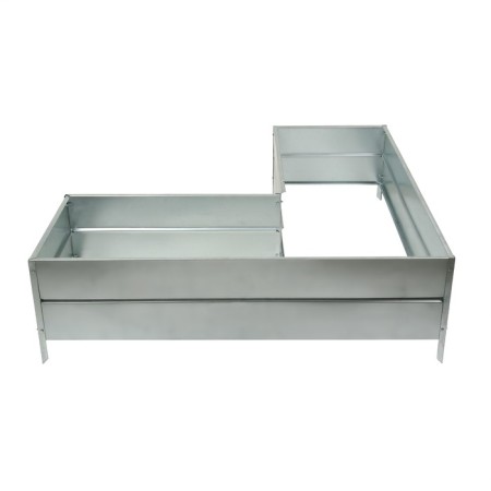 The bed is M-shaped, galvanized, 153 × 93 × 34 cm-1