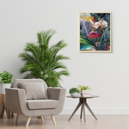 Picture on the numbers "Tropical Art", 40 × 50 cm, 31 color-2